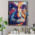 thumbnail image 4 of Toile Murale Collage de Visages Abstraits 15,75 X 11,81 Pouces, 4 of 8