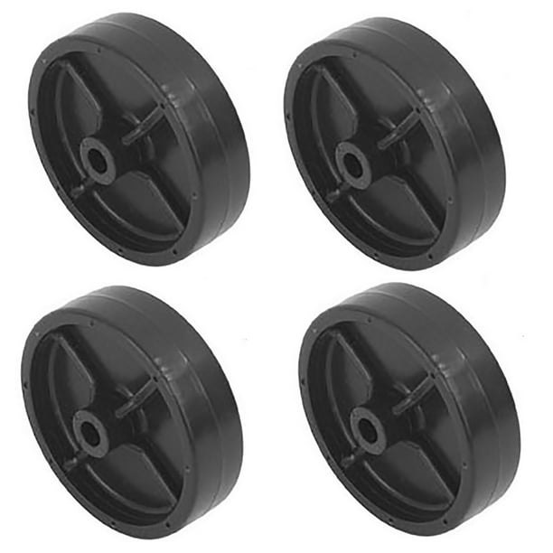 (4) Deck Wheels for Cub Cadet MTD TroyBilt White Outdoor 41434 734