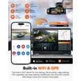 thumbnail image 5 of VANTRUE N2X 2.7K Uber Dash Cam Front & Inside 5G WiFi Dual Camera HDR IR Night Vision STARVIS 2 GPS 2.5K/60FPS LTE Support 24/7 Parking Mode Voice Control Supports 512GB, 5 of 5