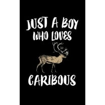 Just A Boy Who Loves Caribous : Animal Nature Collection (Paperback)