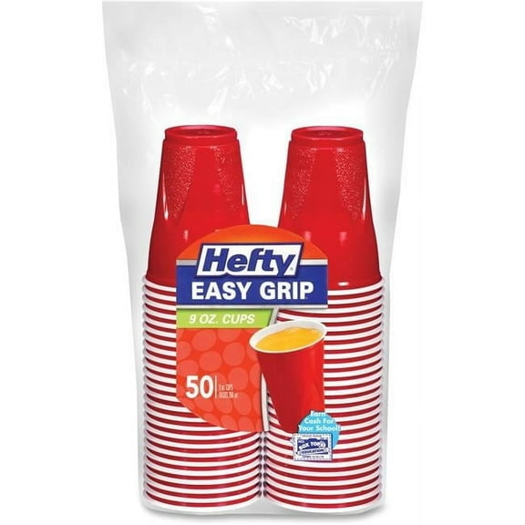 9 oz Pactiv Easy Grip Disposable Party Cups
