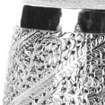 thumbnail image 4 of SAFAVIEH Liam 17.7 in. H Contemporary Etched Metal Stool, Silver, 4 of 4