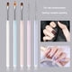 thumbnail image 3 of Pincel para uñas Manicure Gel Brush Transparente Aurora Macaron para Nail Art (E) Likrtyny cuidado belleza, 3 of 8