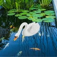 thumbnail image 5 of FUTUREORYY Swan Figurine Resin White 1Set 11x4.9In, 5 of 5