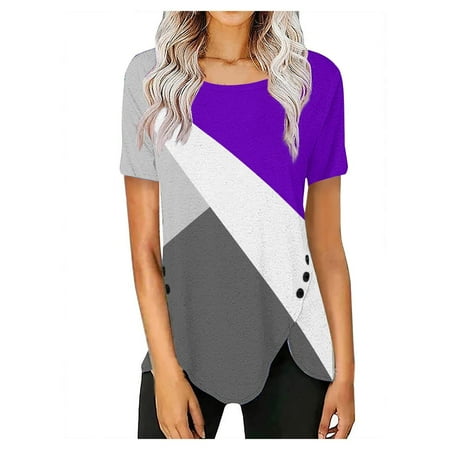 WXLWZYWL Tops for Women Sexy Casual Babydoll Tops for Women Loose Casual Golf Tees Rapper Graphic Tees satin blouses for women Crew Neck Sleeveless Tank My Order T Shirt Clearance Sale Cheap Shirts