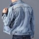 thumbnail image 5 of Abrigo vaquero para hombre, chaqueta vaquera informal ajustada para hombre, otoño, ligero, corto, lavado, ropa de abrigo de invierno de Corea, nueva, a precio económico, elegante Y2k, 5 of 5