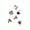Transparent Crystal with Half Copper Iris, variant on 96pcs Crystal Lane DIY Bicone 7in 4mm Transparent Red 2 glass bead Strands for Jewelry Making, DIY Crafts & Decorations