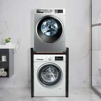 Shzicmy Adjustable Washer and Dryer Storage Shelf Organizer Rack Washer and Dryer Rack