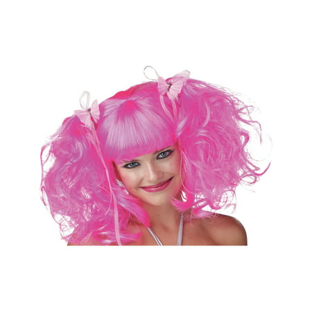 Wig Fun Pixie Hot Pink / Lavender / Purple Theatre Costumes Party Color: Hot
