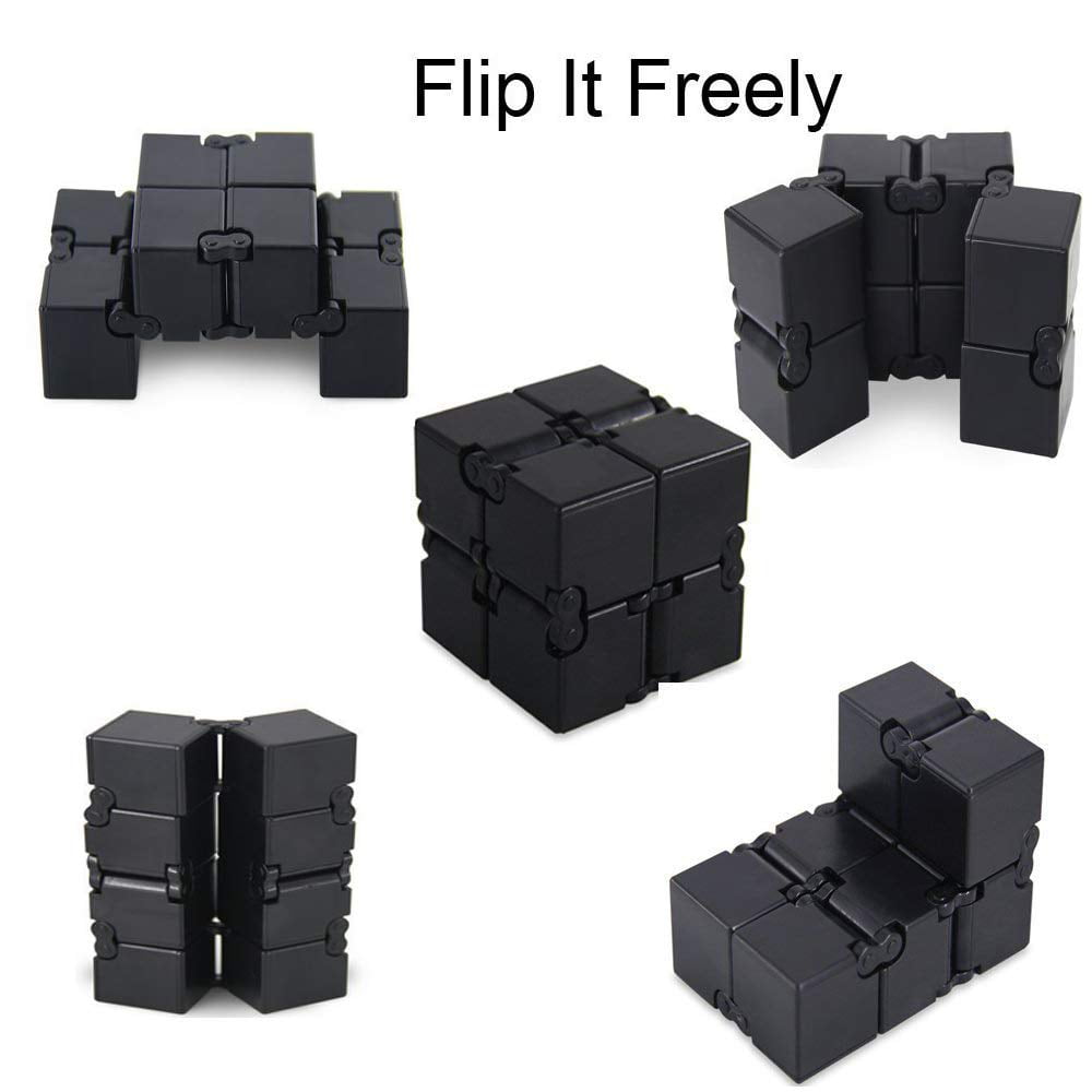 Details about   Cool Fidget Cube Vinyl Desk Toy Children Desk Toy Adults Stress Relief Cubes 