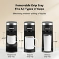 thumbnail image 2 of Slim Single Serve Coffee Maker for K Pods, 2 of 8