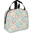 thumbnail image 1 of Summer Lunch Bag Insulated Lunch Box,Swimsuits Shells Flippers,Reusable Leakproof Cooler Cooling Tote With Front Pocket For Men Wome,Multicolor, 1 of 6