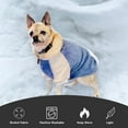 thumbnail image 4 of PETLESO Dog Winter Clothes with Cute Pocket Dog Warm Sweater Dog Clothes for Small Dog- Blue, 4 of 6