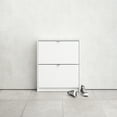 thumbnail image 5 of Tvilum Bright 2 Drawer Shoe Storage Cabinet, White, 5 of 15
