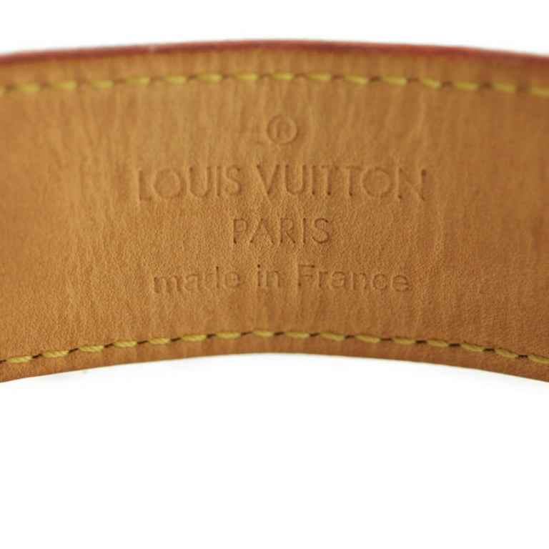 Louis Vuitton - Authenticated Monogram Bracelet - Leather Brown for Women, Good Condition