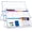 Silver - Weekly Calendar, variant on Small WhiteBoard with Stand 10" X 10", Magnetic Double-Sided Dry Erase White Board Easel for Desk Students Home Office