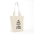 thumbnail image 7 of CafePress - Keep Calm And Carry A Tune Tote Bag - Unisex Canvas Tote Bag, Beige, 1-Piece, 7 of 7