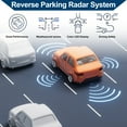 thumbnail image 2 of Unique Bargains Car Auto Vehicle Reverse Backup Radar System LCD Distance Display Reverse Parking Sensors Distance Detection 8 Parking Sensors White, 2 of 8