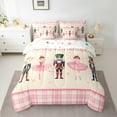 thumbnail image 3 of Homewish Retro Nutcracker 7-Piece Twin Bedding Sets,Cute Ballet Princess Bedding Comforter Set,Merry Christmas Sheet Sets For Teens,Ultra Soft Home Decor Reversible, 3 of 9