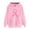 #0132-Pink, variant on Uootdi Plus Size Breast Cancer Awareness Pink Ribbon Hoodies for Gift Women Fall Fashion Drawstring Long Sleeve Sweatshirt Casu al Y2k