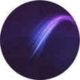 thumbnail image 1 of Ahgly Company Machine Washable Indoor Round Transitional Deep Purple Area Rugs, 3' Round, 1 of 7
