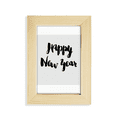 thumbnail image 1 of Happy New Year Quote Handwrite Desktop Display Photo Frame Picture Art Painting 5x7 inch, 1 of 3