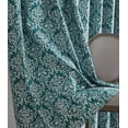 thumbnail image 3 of THD Damask Print 100% Full Blackout Grommet Window Curtain Panels Noise Reduction, Room Darkening, and Privacy - 2 Panels, 3 of 4