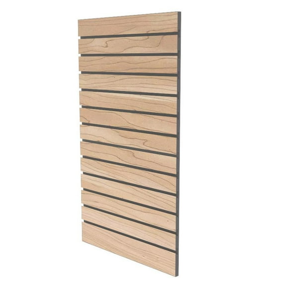 FixtureDisplays® Maple Wood Grain Slatwall Panel Retail Store Display Tool Organizer 24X40" 11709-1-CLASSIC