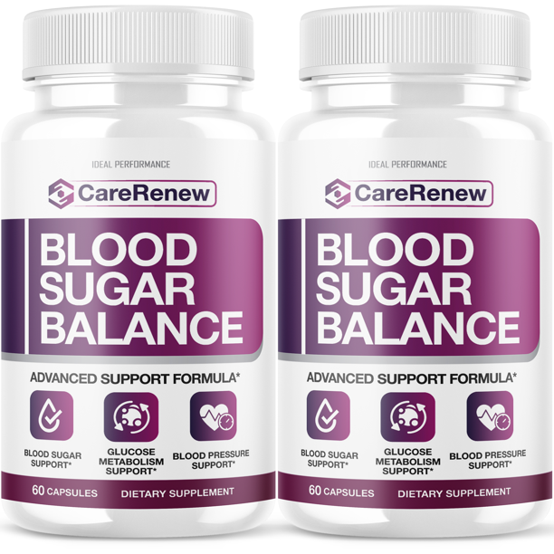 (2 Pack) Care Renew Blood Sugar Balance Herbal Supplement, Ultra Keto