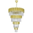 thumbnail image 3 of 1112P40-34-169 CWI Lighting Deco - 34 Light Down Chandelier-59 Inches Tall and 40 Inches Wide, 3 of 5