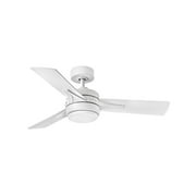 Hinkley 902844FMW-LIA Ventus 44 inch Matte White with Matte White, Weathered Wood Blades Fan