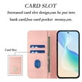 thumbnail image 4 of ELEHOLD Case for Moto G Power (2025), RFID Vintage Wallet Phone Case, Magnetic Closure Leather Cover Built-in Stand,Pink, 4 of 8