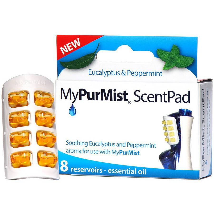 MyPurMist ScentPad Eucalyptus and Peppermint, ONLY for MyPurMist