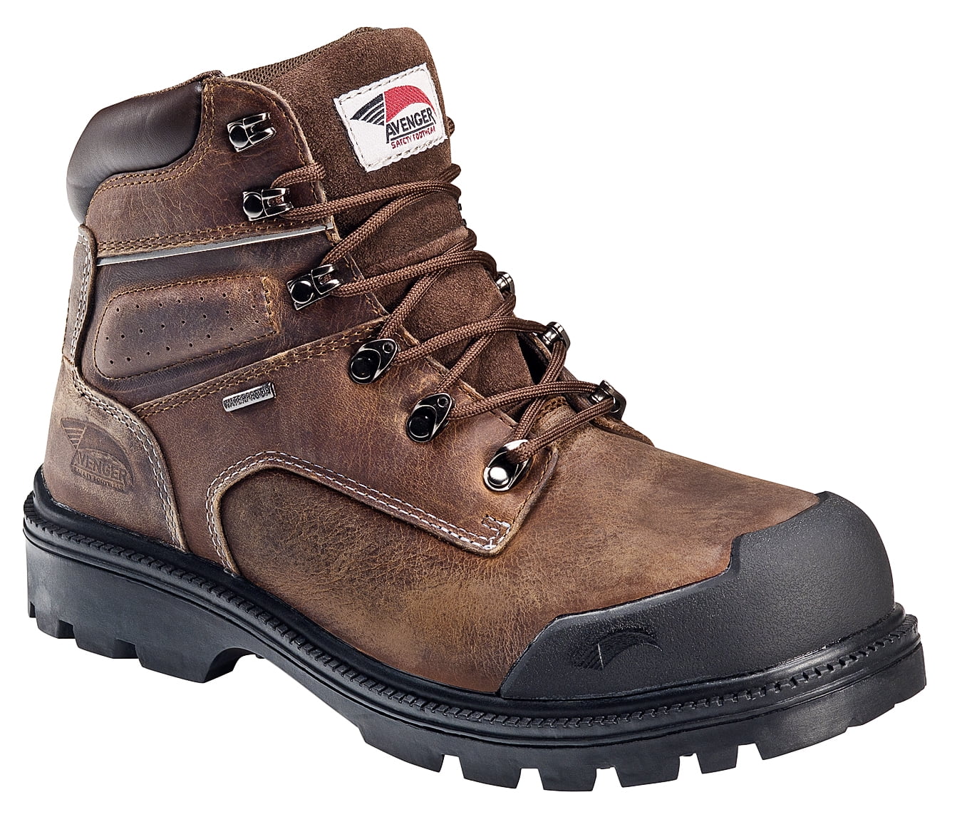 mens brown boots size 9