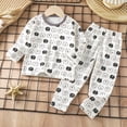 thumbnail image 5 of ITSAME Girls Outfit Long Sleeve Crewneck Pullover and Pants 2-Piece Cartoon Print Comfy Loungewear Set Size 11, 5 of 5