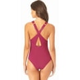 thumbnail image 2 of Anne Cole BERRY V-Neck Crossback One-Piece Swimsuit, US 16, 2 of 4