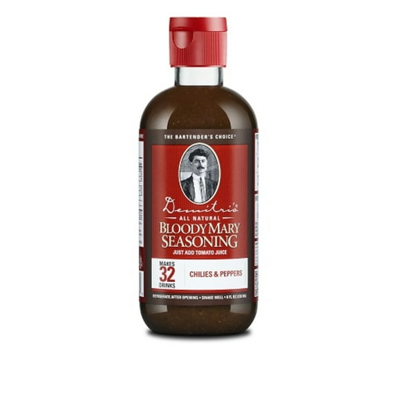 Demitri's 8 Ounce Chilies and Peppers Bloody Mary Seasoning