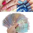 thumbnail image 4 of Transemion 24 Pcs/set Nail Sticker Girl Gel Nail Extension Decal Manicure Art Decoration pattern random 24pcs 5Set, 4 of 6