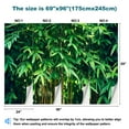 thumbnail image 3 of Peel and Stick Wallpaper Waterproof Bamboo Wall Mural Decor Self Adhesive and Removable 69in x 98in, 3 of 8
