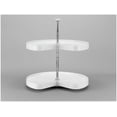 thumbnail image 5 of Rev-A-Shelf Ld-2472-28-1 Lazy Daisy Polymer 28" Pie Cut 2 Shelf Lazy Susan Set - Almond, 5 of 7
