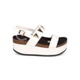 thumbnail image 2 of Bumper EC51 Women Leatherette Open Toe Platform Slingback Footbed Sandal, 2 of 5