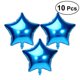 thumbnail image 1 of 10 Uds. Globos de Mylar de fiesta de globos de papel de estrella de cinco puntas de 18 pulgadas para decoración de fiesta de cumpleaños de boda del Día de San Valentín (azul) kaili Sencillez, 1 of 5