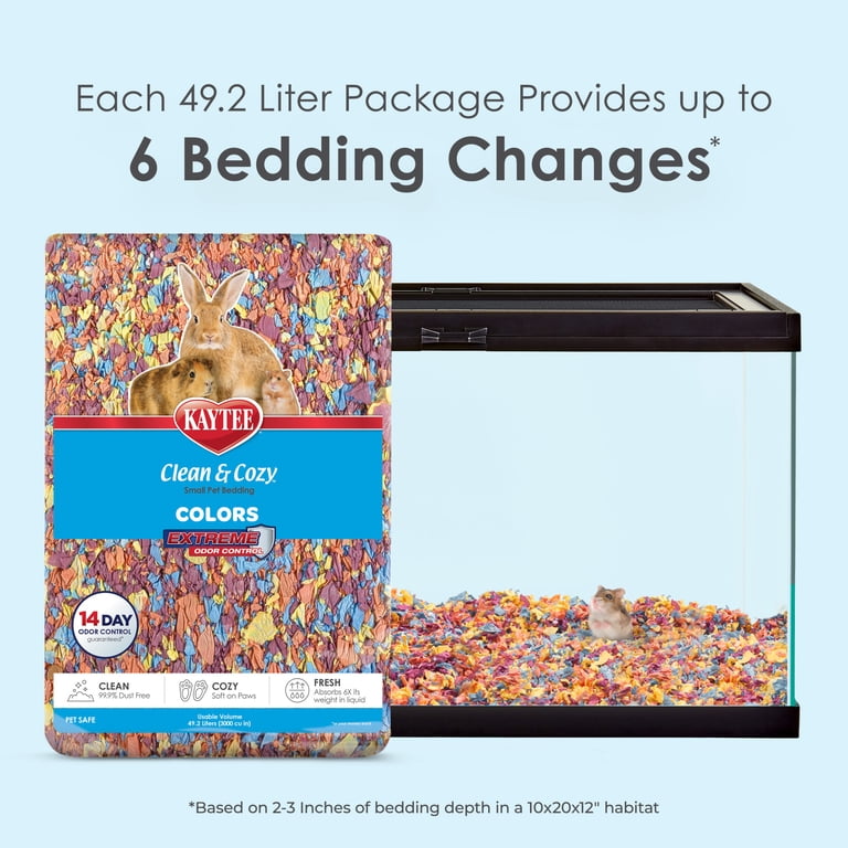 Colorful Paper Bedding for Small Animals, 49.2L photo 3