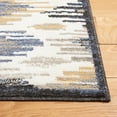 thumbnail image 3 of SAFAVIEH Pyramid Isaiah Medallion Area Rug, Ivory/Grey Navy, 8' x 10', 3 of 7