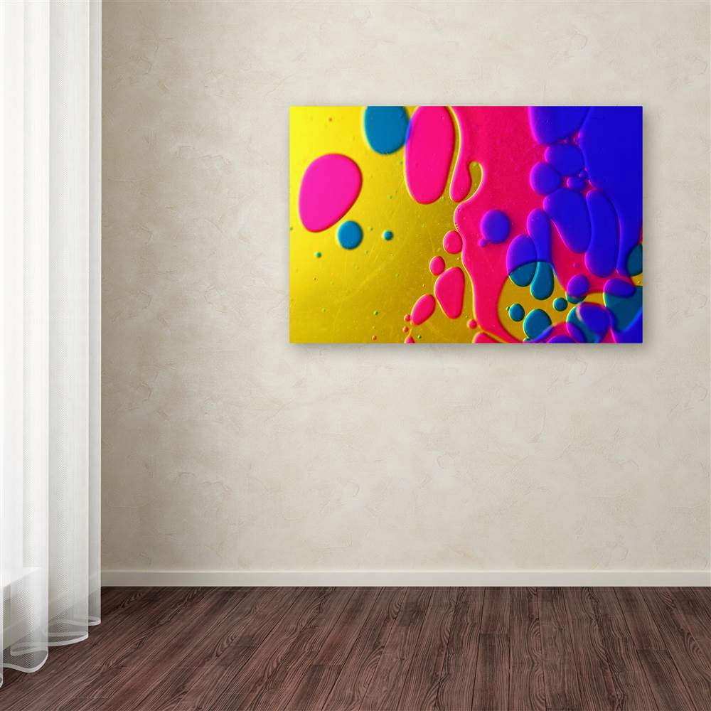Trademark Fine Art "Colour Fun II" Canvas Art by Beata Czyzowska Young