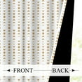 thumbnail image 2 of Mizhona Blackout Curtains for Living Room Bedroom Yellow and White Window Curtains Stripes Curtains Set of 2,42"x108", 2 of 5