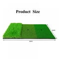 thumbnail image 3 of 12x24”Golf Hitting Mat Indoor Outdoor Tri-Turf Golf Mat with Tees Hole Practice Golf Mat Protable Golf Training Aids, 3 of 8