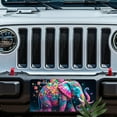 thumbnail image 5 of License Plate, Floral Elephant Decorative Front,Personalized Stainless Steel License Plate Cover For Men Women,12.2" X 6.2", 5 of 6