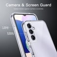 thumbnail image 5 of JETech Case for Samsung Galaxy A14 4G/5G 6.6-Inch, Non-Yellowing Shockproof Bumper Protective Phone Cover, Anti-Scratch Hard PC Back (Clear), 5 of 6