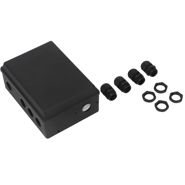 Caja de controlador de cabrestante, carcasa de controlador de cabrestante BOROCO Kit de caja de protección de alta resistencia ABS para cabrestante eléctrico de 8000 a 20000 lb